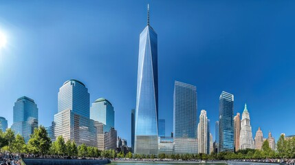 Obraz premium Dynamic New York City Panorama