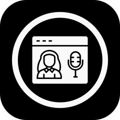 Webcast Icon Design