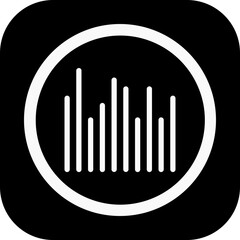 Audio Bars Icon Design