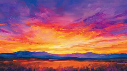 Summer Sunset Reflection