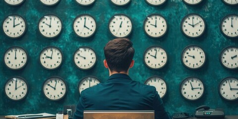 Habitual routines in a daily workflow, structured and organized, [adaptation , show , habitual], ,