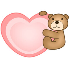 teddy bear with heart