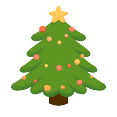 Three christmas without background for print, photocard, element design, icon, logo, christmas card, christmas graphic resource