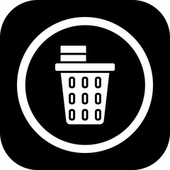 Laundry Basket Icon Design