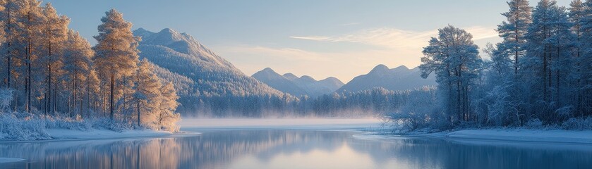 Fototapeta premium Winter serenity