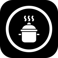 Obraz premium Cooking Pot Icon Design