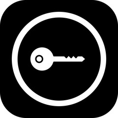 Door Key Icon Design