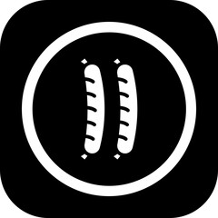 Sausages Icon Design