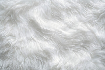 Obraz premium Closeup animal white wool sheep background in top view light natural detail, grey fluffy seamless cotton texture. Wrinkled lamb fur coat skin, rug mat raw material, fleece woolly textile concept
