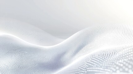 Abstract Grey Digital Wave