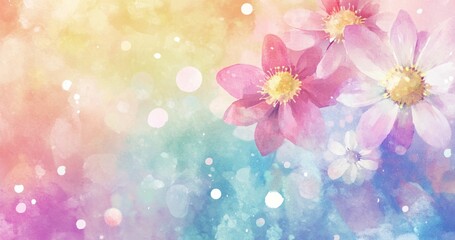 水彩 パステル 背景画像