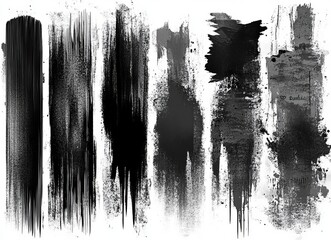 The grunge overlay has different paint textures with splay effects and ink splashes. The image is dirt grainy with scuffs and scratches. Modern grunge illustration.