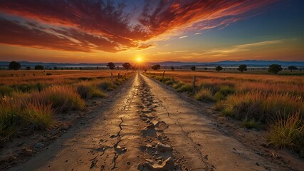 Journey to the Vibrant Horizon | Abstract Landscape Photography