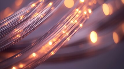 Glowing Wire Abstract
