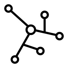 Network outline icon