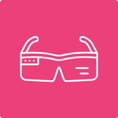 Obraz premium Smart Glasses Icon