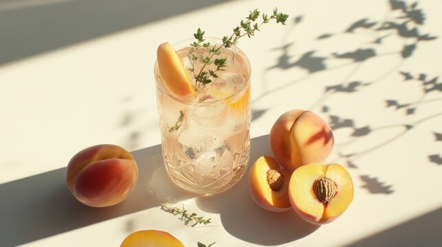 Summer Peach Cocktail