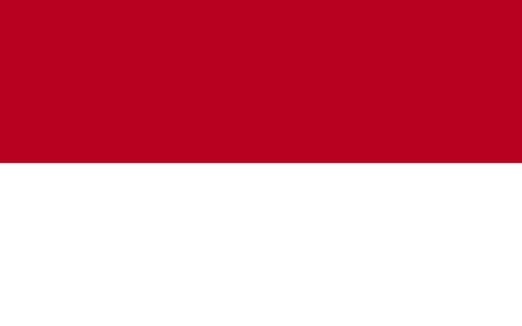 flag of monaco illustration