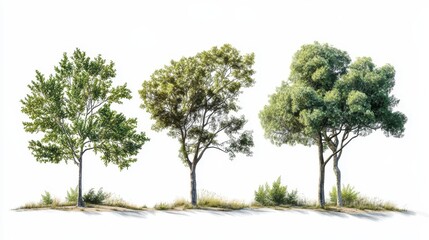 tree trees isolated