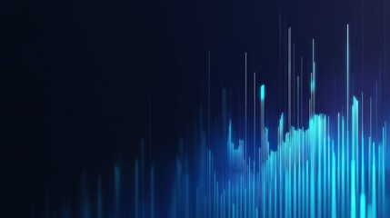 Abstract Blue Lines