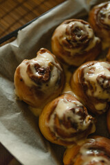 Homemade cinnamon rolls обвуглені, aesthetic food