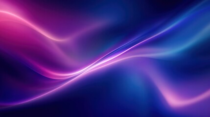 Abstract Purple and Blue Waves