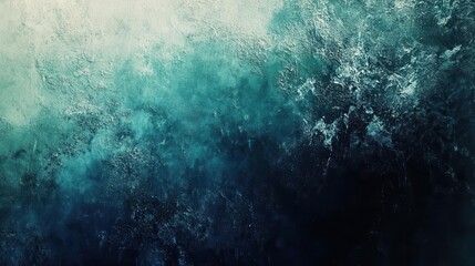 Fototapeta premium abstract design featuring a dark blue and green gradient with hints of white, creating a textured, grainy web banner perfect for digital use