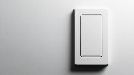 White light switch with ambient lighting