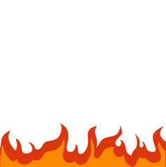 Fire Footer Illustration