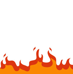 Fire Footer Illustration