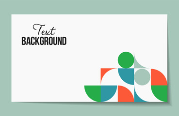 Cover template with geometric background. Background for the banner. Vector