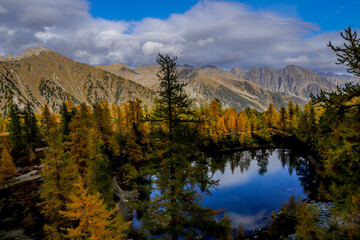 Couleurs automnales en montagne