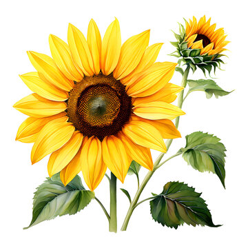 Sunflower clip art preview
