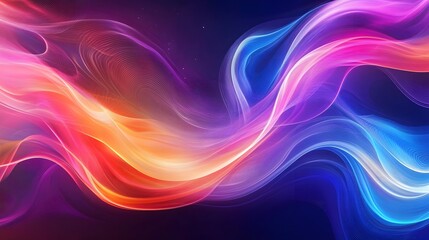 Fototapeta premium Abstract colorful vector background, color wave for design brochure, website, flyer.
