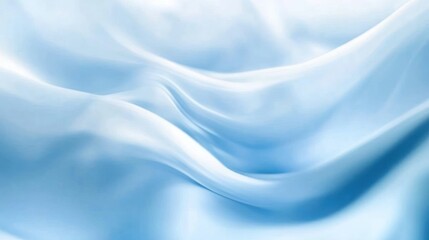 Obraz premium Abstract Blue Silk Drape