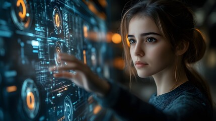 Futuristic remote work ecosystem featuring augmented reality tools for enhanced collaboration