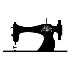 sewing machine isolated on white