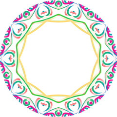 Beautiful colourful caleidoscope gradient flower petals art for commercial textile or background wallpaper 