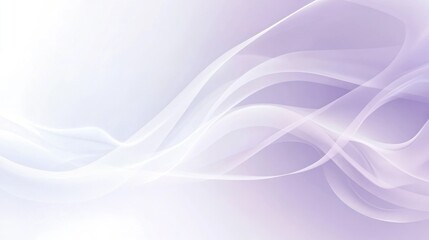 Naklejka premium Abstract Purple and White Waves
