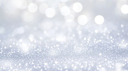 Abstract Silver Glitter Background