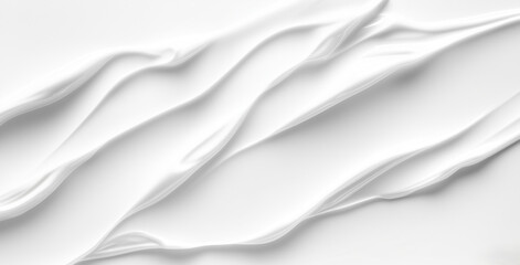 Naklejka premium White Cosmetic Cream Texture Background