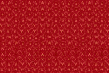 Lunar Themed Dragon Scale Pattern