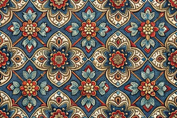 Abstract pattern textile fabric
