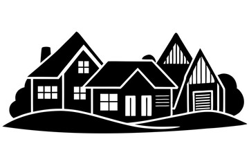 illustration of houses