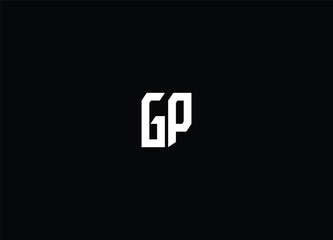 GP letter initial logo design and monogram logo