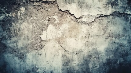 Obraz premium Textured Wall with Cracks and Peeling Paint