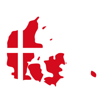 recommend clip art: Denmark island map. Vector image