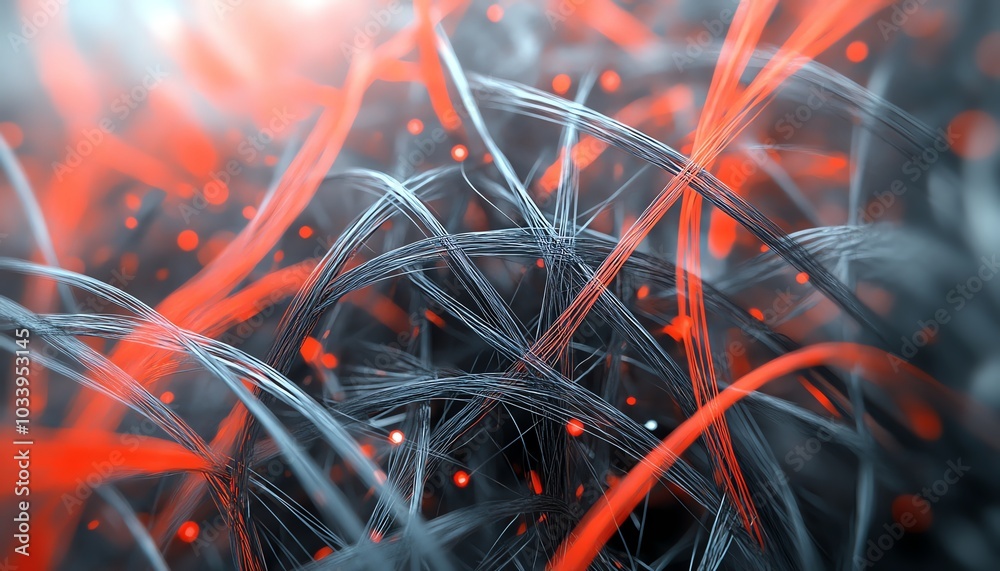 Poster artistic depiction of a chaotic organizational structure