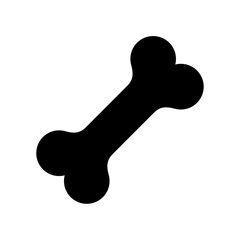 Fototapeta premium Dog Bone silhouette . Vector image