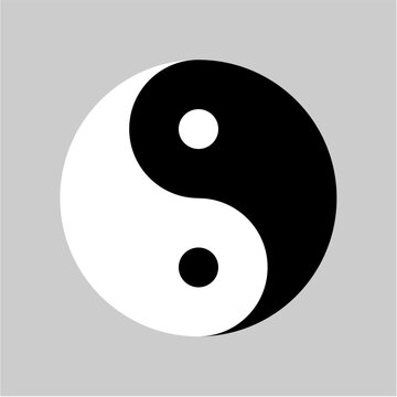 recommend clip art: Yin and yang symbol. Vector image